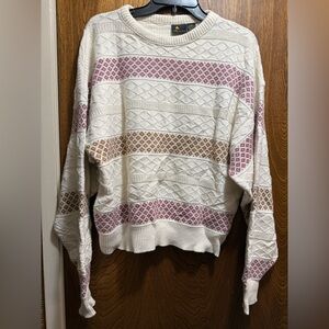 Vintage Liz Sport Textured Knit Sweater – Size Medium
